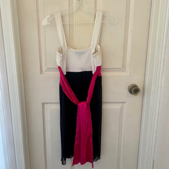 Black/White Babydoll Dress (Semi-Formal) - Picture 4 of 7